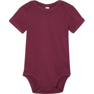 Babybugz Body BZ dětské krátký rukáv COT Burgundová