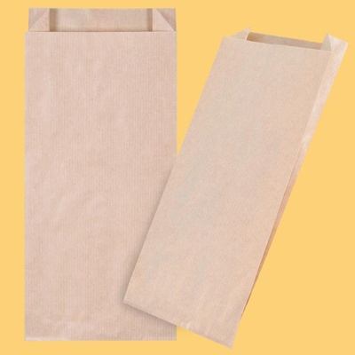 ЕКСТРА ПАК Хартиен плик с плоско дъно 12+(2х2)/27 К 100бр