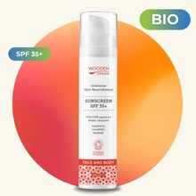 WoodenSpoon opalovací mléko na tvář a tělo SPF35+ 100 ml