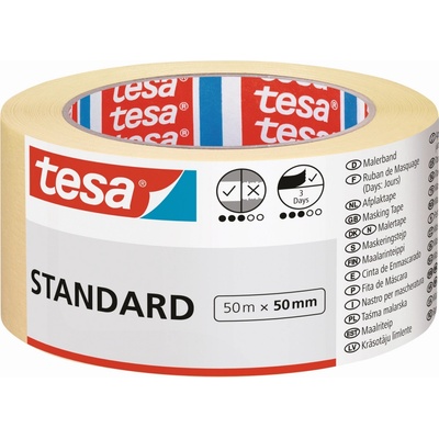 Tesa Standard Maskovacia páska maliarska 50 m × 50 mm 05089-00000-02