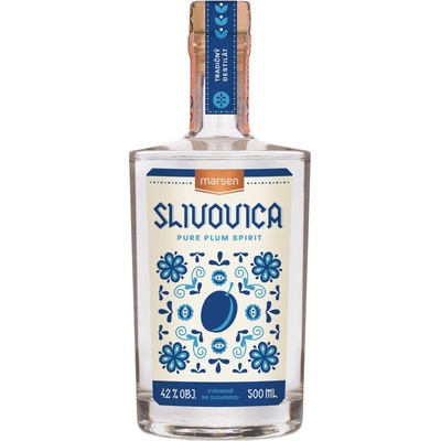 Marsen Slivovica 42% 0,5 l (holá láhev)