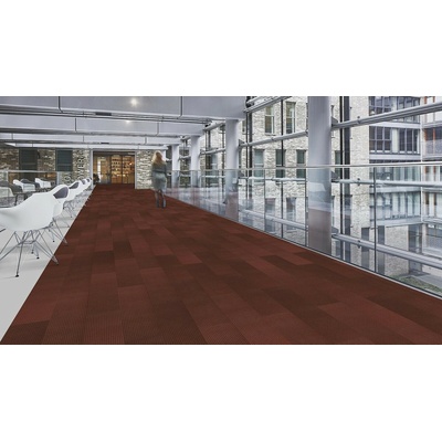 Forbo Flotex Planks Boxcross Crimson 133016 2.50 m²