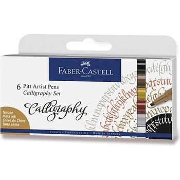 Faber-Castell 167506 Pitt Artist Pen Calligraphy 6 ks