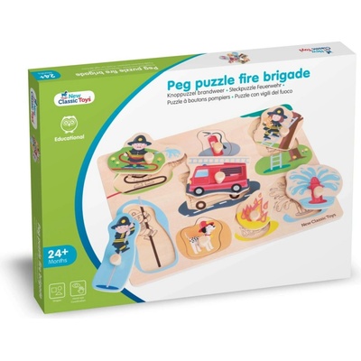 New Classic Toys vkládací puzzle hasiči