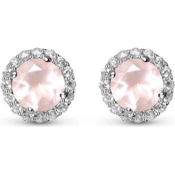 Silenti Jewelry Сребърни обеци "Кварц