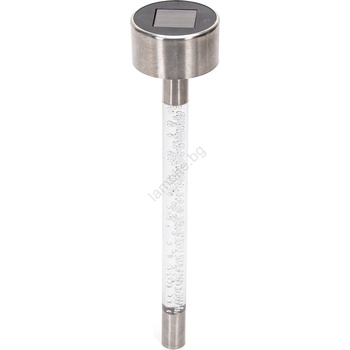 Aigostar - LED RGB соларна лампа LED/0, 006W/1, 2V 36, 7см хром IP44 (AI1009)