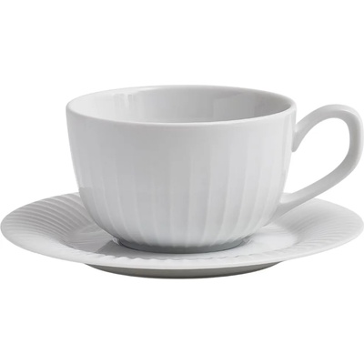 Kähler Чашка с чинийка HAMMERSHOI 250 ml, бял, Kähler (KHL692205)