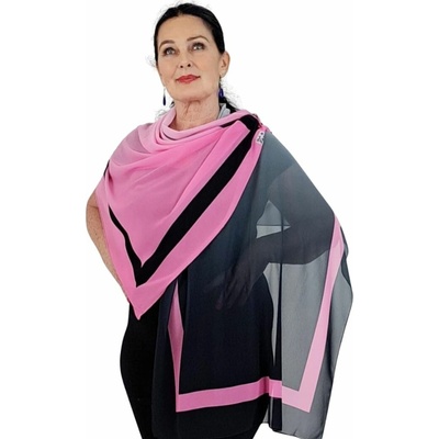Dámský šátek Two-tone 23-06 růžový