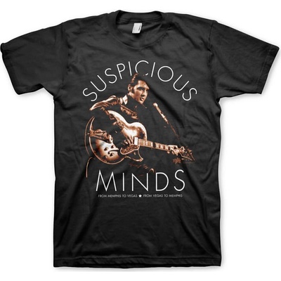 Elvis Presley Suspicious Minds Black S Риза (RD-1-ELV002-H18-6-BK-S)