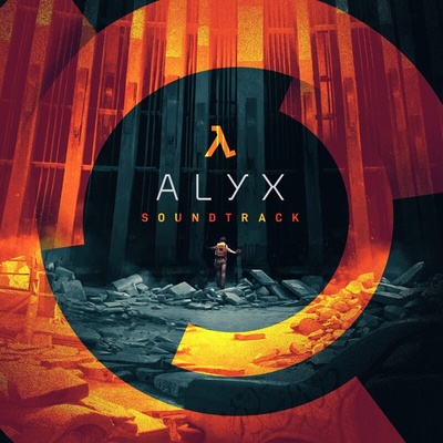 Valve - Half-Life: Alyx (Black with Orange Splatter Vinyl) 2 LP