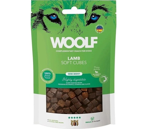 Woolf Soft Cubes Lamb 100 g