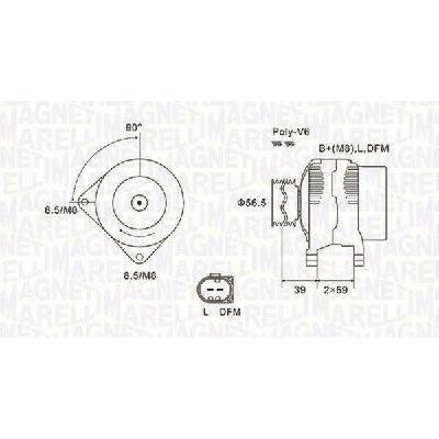 Generátor MAGNETI MARELLI 063731911010