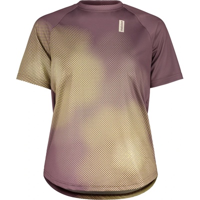 Maloja Дамска фланелка с къс ръкав за колоездене Maloja Women's OshakaM. Cycling jersey - Stormy Lilac Bloom (156-3047-0313)