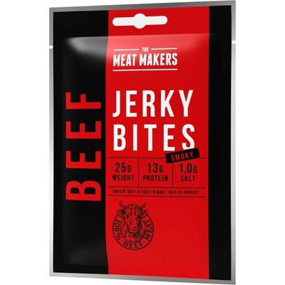 The Meat Makers Beef Jerky Bites Smoky 25 g
