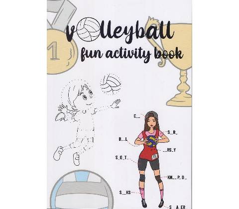 Volleyball fun activity book