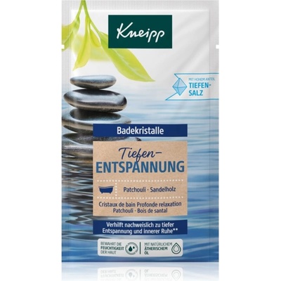Kneipp Deep Relaxation soľ do kúpeľa Patchouli & Sandalwood 60 g