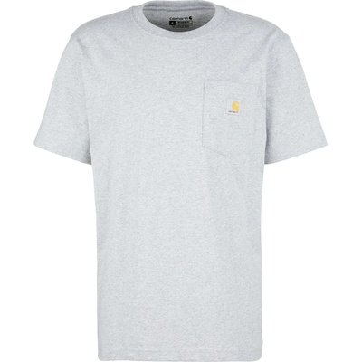 Carhartt Мъжка тениска Carhartt Workw Pocket S/S T-shirt - Heather Grey - размер XS (016-7689-0210)