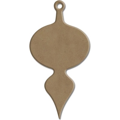 Dřevěný výřez k dekoraci Gomille, závěsný, 5x10 cm Ozdoba – Zboží Dáma