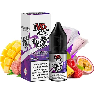IVG Salt Tropická žuvačka 10 ml 20 mg