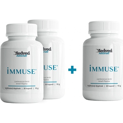 Medveď Natural Immuse 2 + 1 30 kapsúl