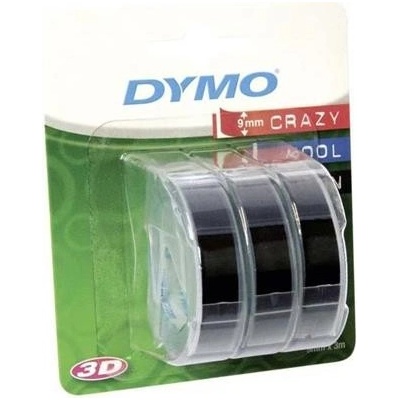 páska DYMO 3D Black Tape (9mm) 3ks (S0847730)