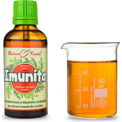 Bylinné kapky Pavlovy bylinné kapky Imunita tinktura 50 ml