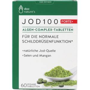 doc nature's Таблетки с водорасли и 100 g йод - 60 таблетка