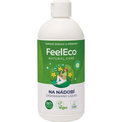 FeelEco prostředek na nádobí s vůní okurky 500 ml