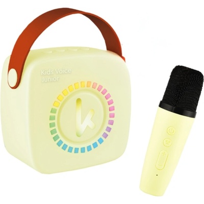 Bluetooth Mini Karaoke set mikrofón a reproduktor Yellow