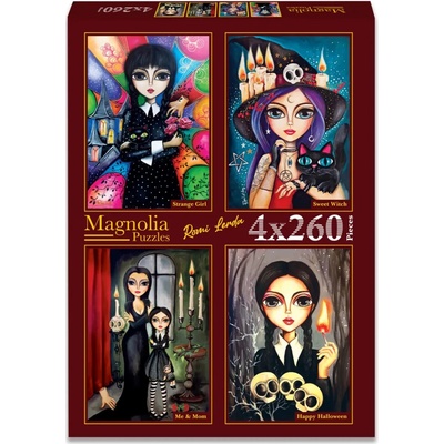 Magnolia 4x260 Romi Lerda Ja a mama Šťastný Halloween 260 dielov
