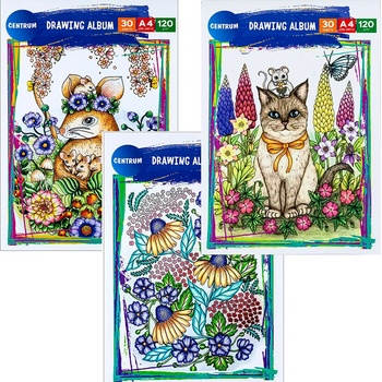 Centrum Скицник лепен Centrum А4 30л. 120 гр