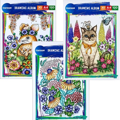 Centrum Скицник лепен Centrum А4 30л. 120 гр