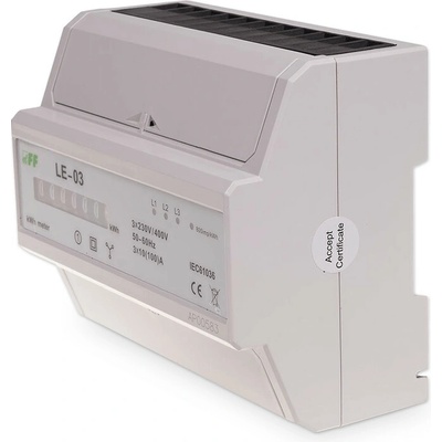LE-03 - 3-fázový mechanický elektromer, 3x 230/400V, 100A
