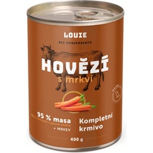 Louie Dog Hovězí s mrkví 400 g