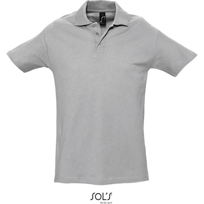 Sol´s Collection Polokošile Spring II krátký rukáv COT-25136207701 melír šedá