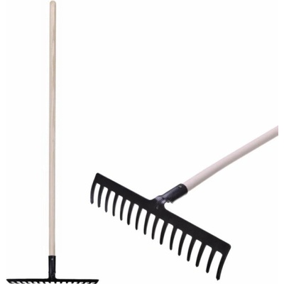 Strend Pro Premium R-606, 16 zubů, kované, dřevěná násada