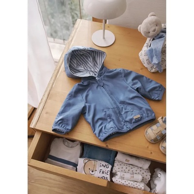 MAYORAL Двулицево яке ветровка за бебе момче в син цвят Mayoral