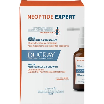 DUCRAY Neoptide Expert Sérum proti vypadávání vlasů & růst 2 x 50 ml