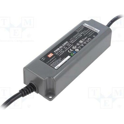 MEAN WELL PWM-60-24KN Napájecí zdroj: spínaný; pro LED pásky; KNX; 60W; 24VDC; 2,5A; IP67