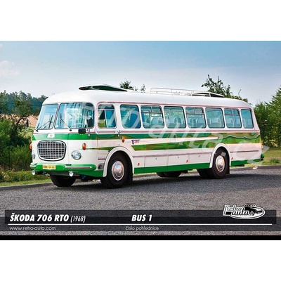 Pohlednice BUS č. 01 - ŠKODA 706 RTO (1968)
