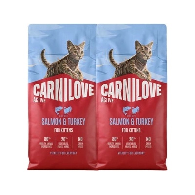 CARNILOVE Active Cat Salmon and Turkey for Kittens 2 x 6 kg