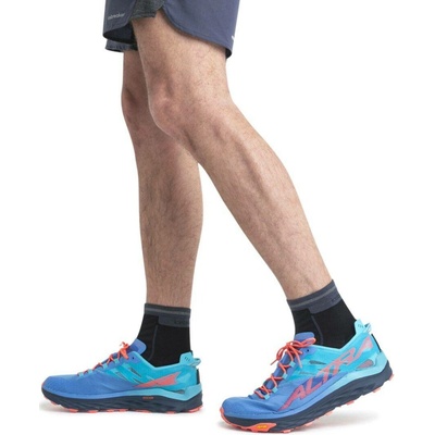 Icebreaker Mens Merino Run+ Ultralight Mini Black/Graphite