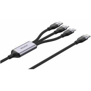 Unitek USB 3-in-1 charging cable black C14101AGY01-1.5M