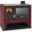 Prity GT red with stainless steel oven and glass ceramic hob 15 kW