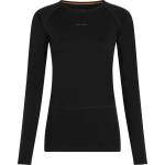 Icebreaker Дамско мериносово термобельо Icebreaker Women's Merino 200 Zoneknit L/S Crewe Merino base layer - Black (115-2824-0112)