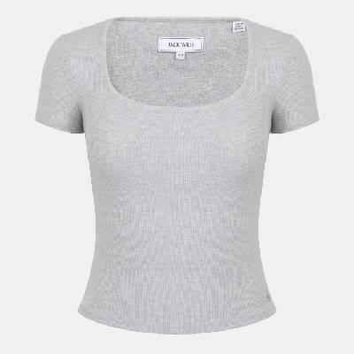 Jack Wills Тениска Jack Wills Women's Long-Sleeve T-Shirt - Grey Marl