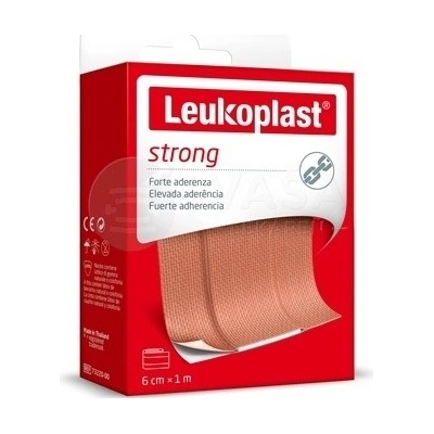 Leukoplast Strong Náplasť na rany 6 cm x 1 m 1 nedelená náplasť na strihanie