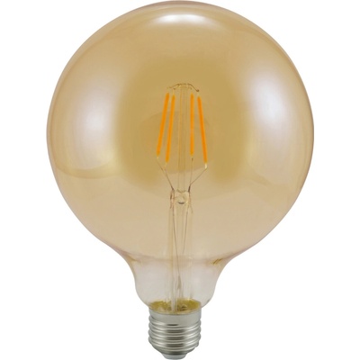 Polux GOLDLUX LED žiarovka E27 G125 4W 18W 320lm 2000K Warm 360° Filament