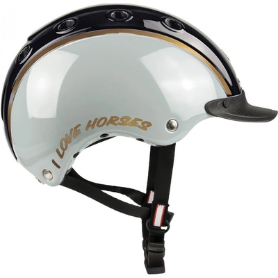 CASCO Přilba jezdecká NORI sv. šedá černá – Zboží Dáma