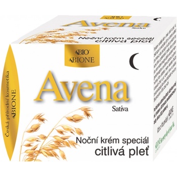 BC Bione Cosmetics Avena Sativa noční pleťový krém speciál 51 ml